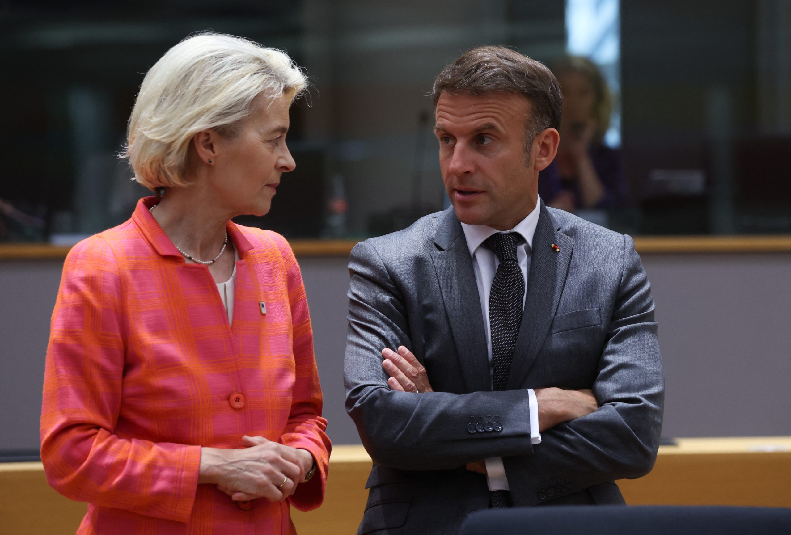 macron von der leyen