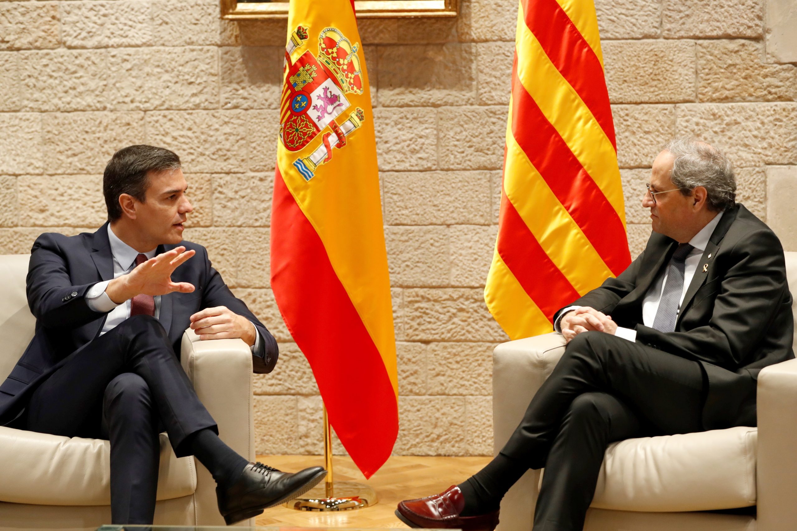 Futuro da Catalunha em discussão na “mesa do diálogo” com Madrid