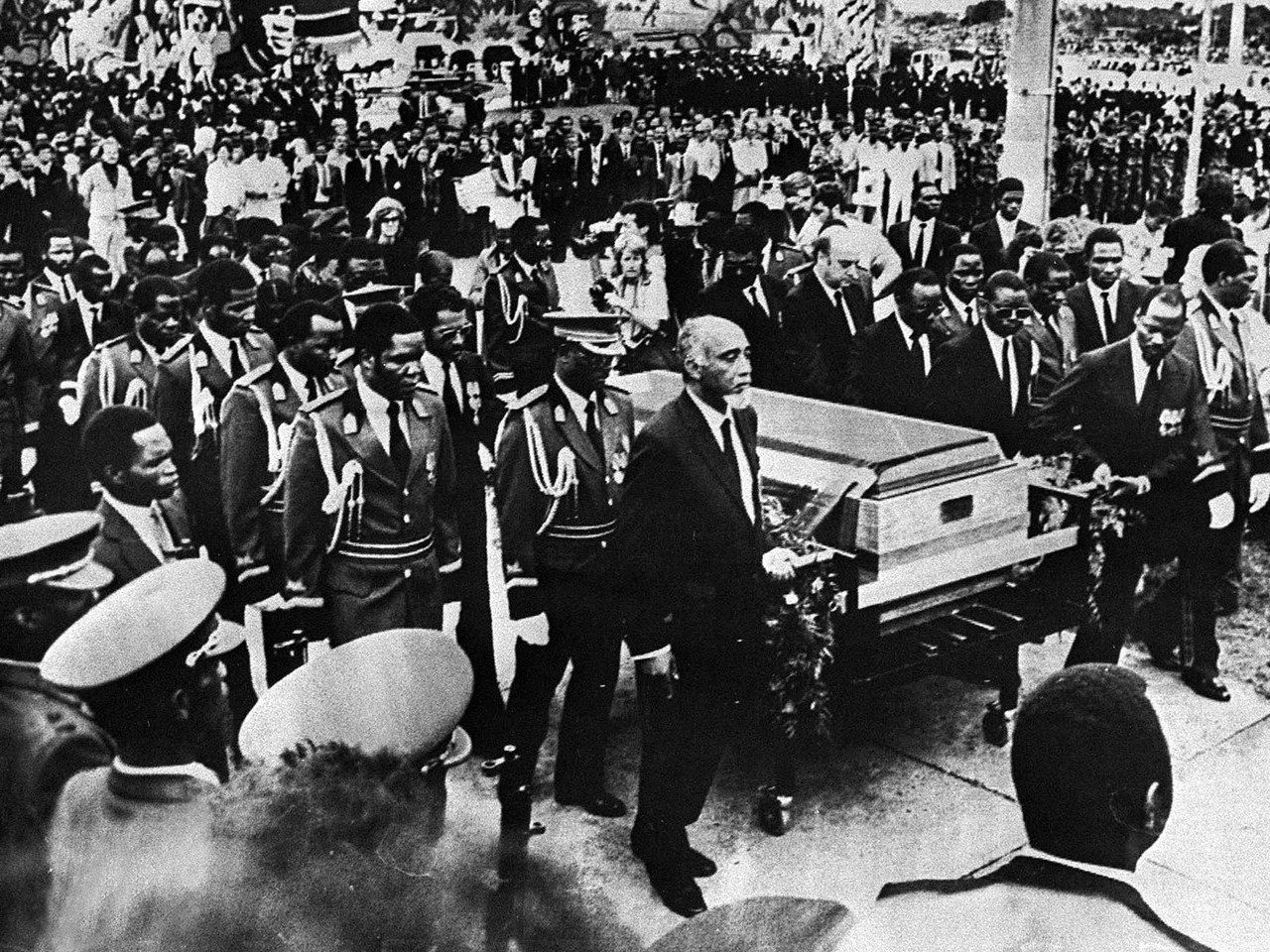 Funeral de Samora Machel em Moçambique