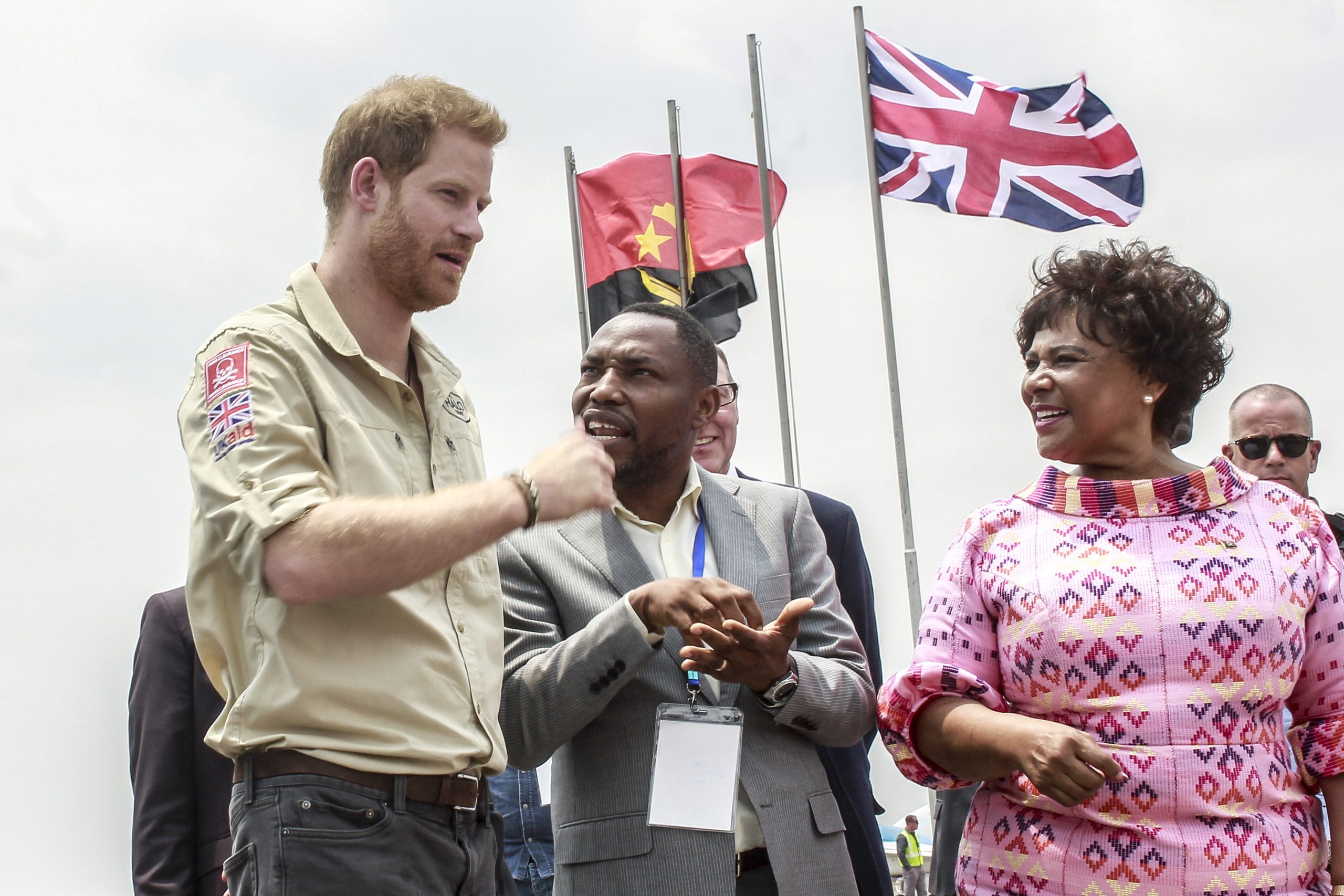 Harry pede em Angola “esforços redobrados” para deixar as minas nos livros de História “para sempre”