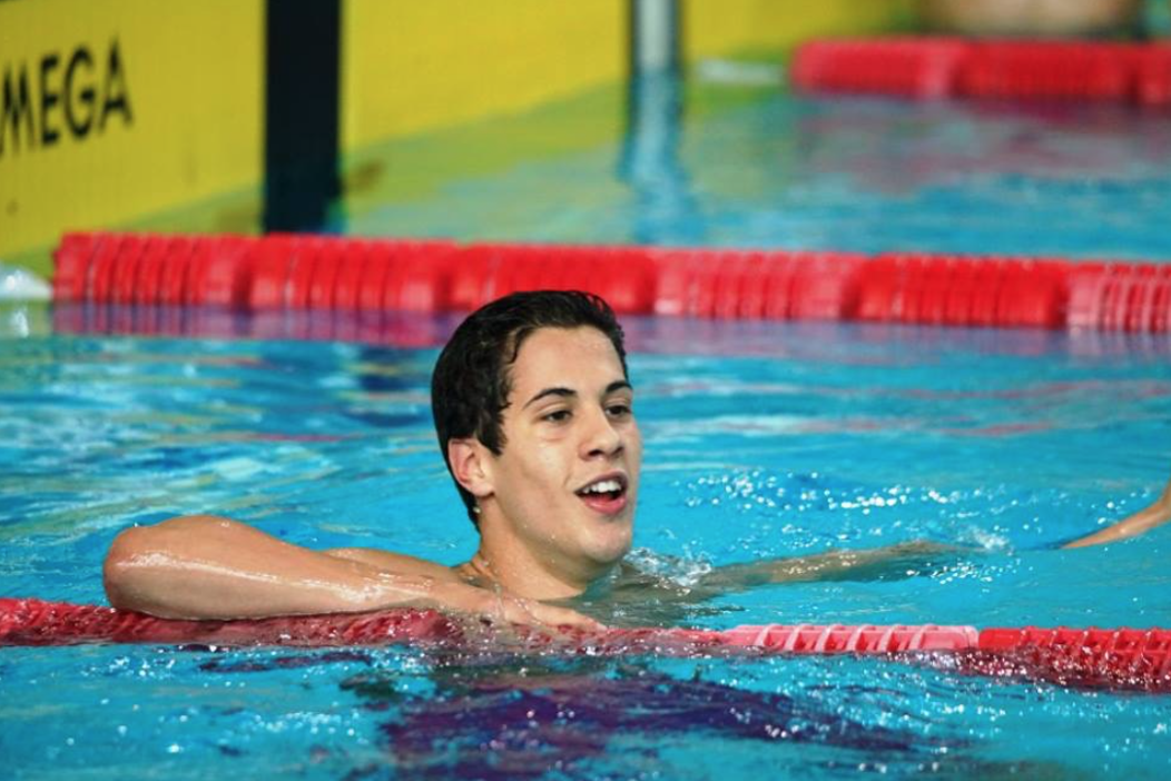 Nadador Guilherme Pina sagra-se tricampeão nacional nos 1.500 metros livres