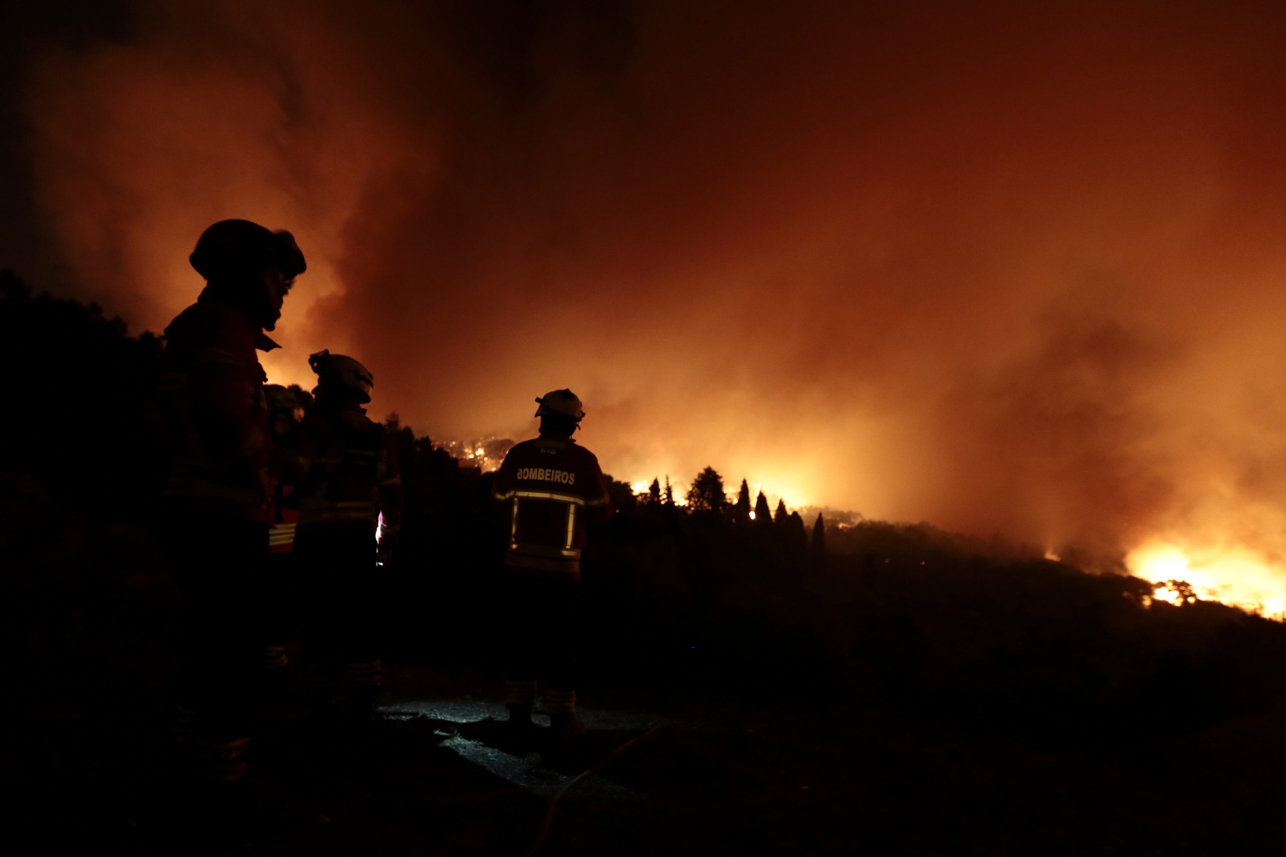 Incêndios: Vento faz fogo visível de Monchique ganhar intensidade fora da vila