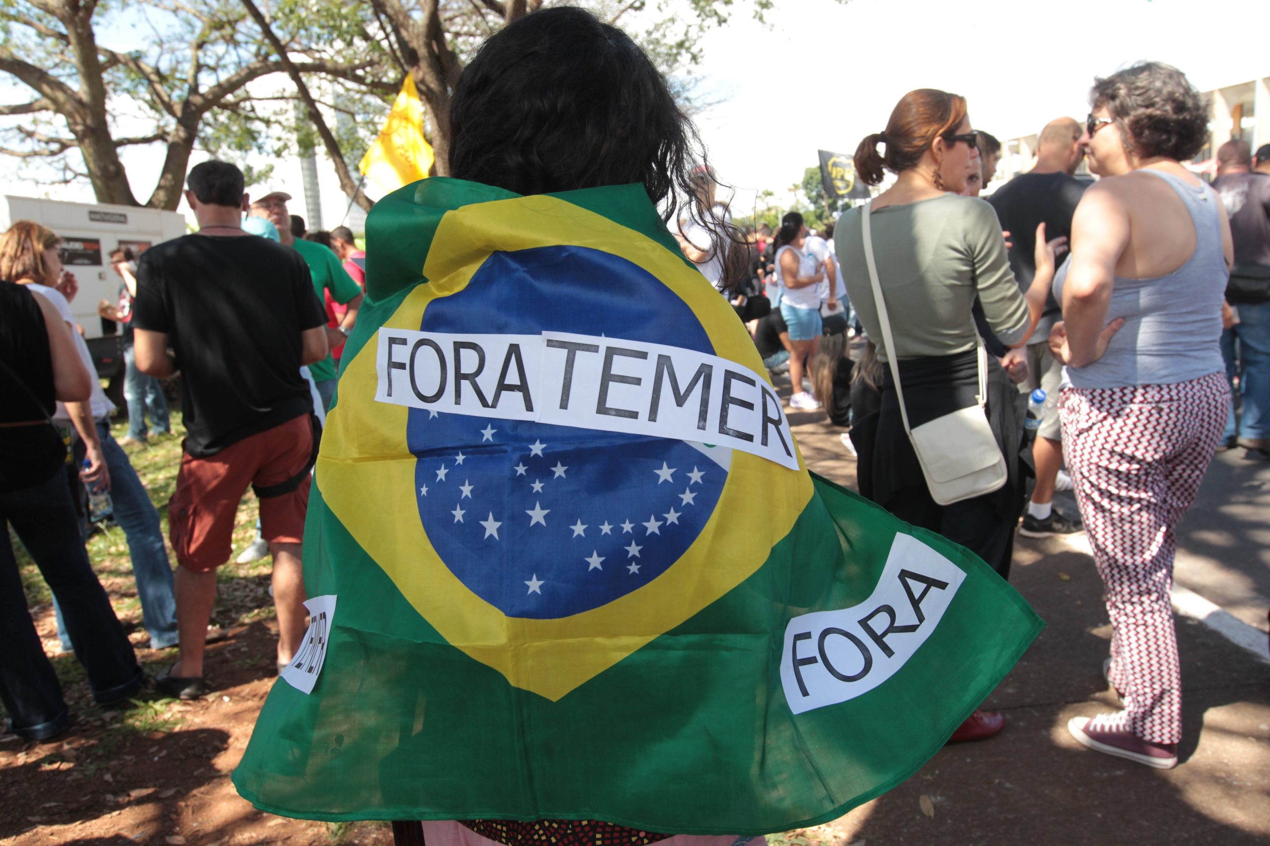Michel Temer assegura que Brasil continua a trabalhar “com ou sem os protestos”