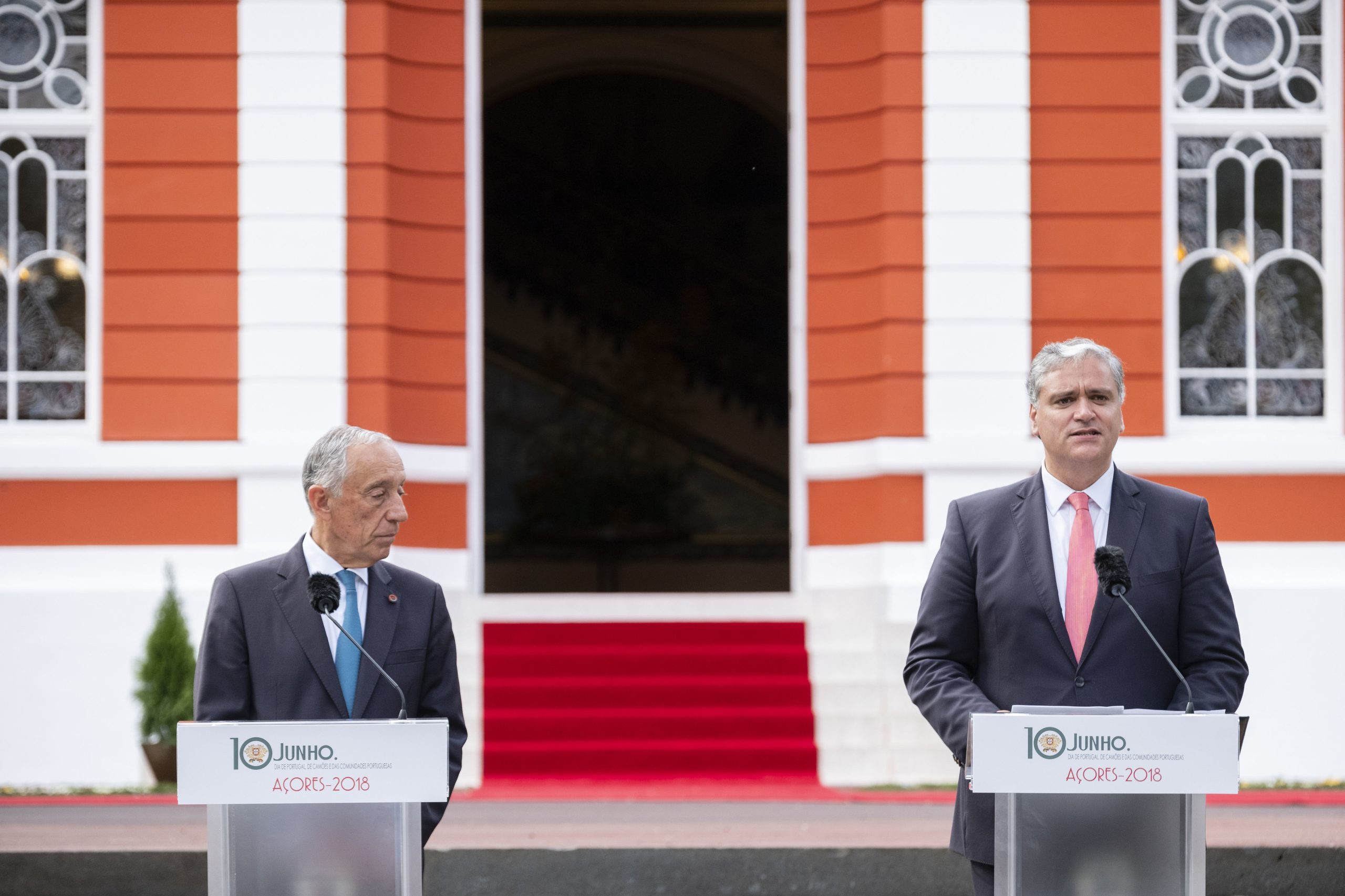 10 Junho. Discurso de Marcelo “prestigiou Autonomia e os Açores”, diz Vasco Cordeiro