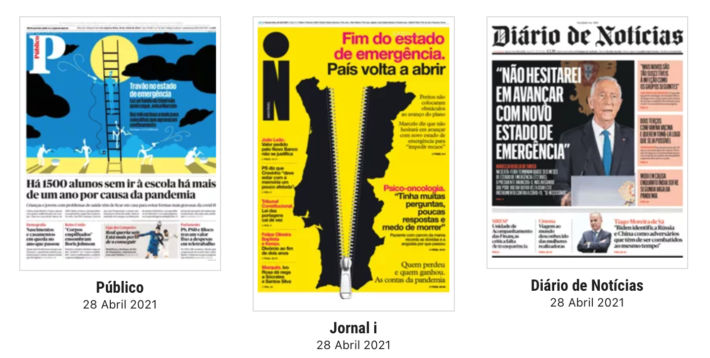 Revista de Imprensa: Estado de confiança de Marcelo volta abrir país