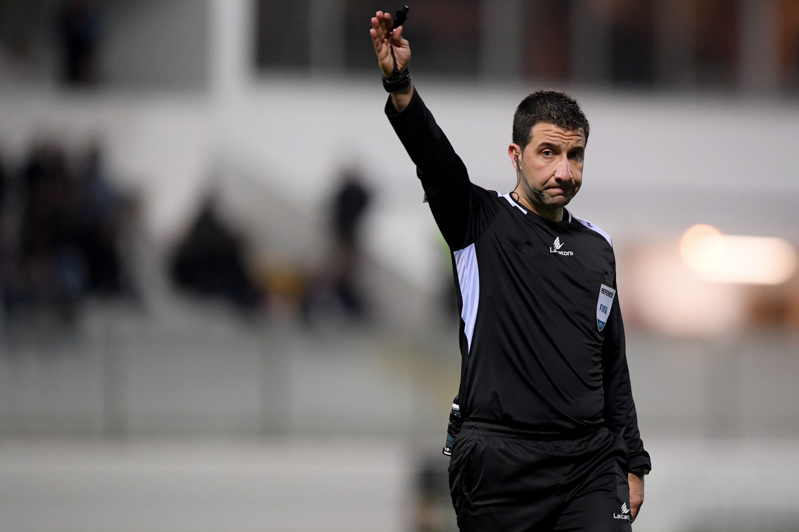Árbitro Hugo Miguel no dérbi Benfica-Sporting