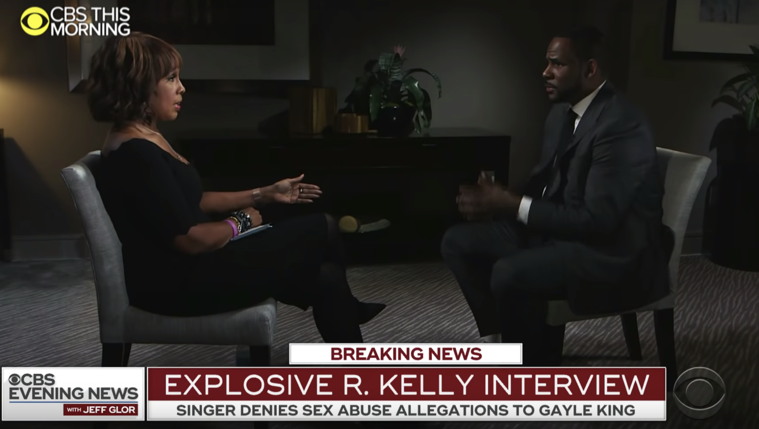 Em lágrimas, R. Kelly nega abusos sexuais em entrevista à CBS