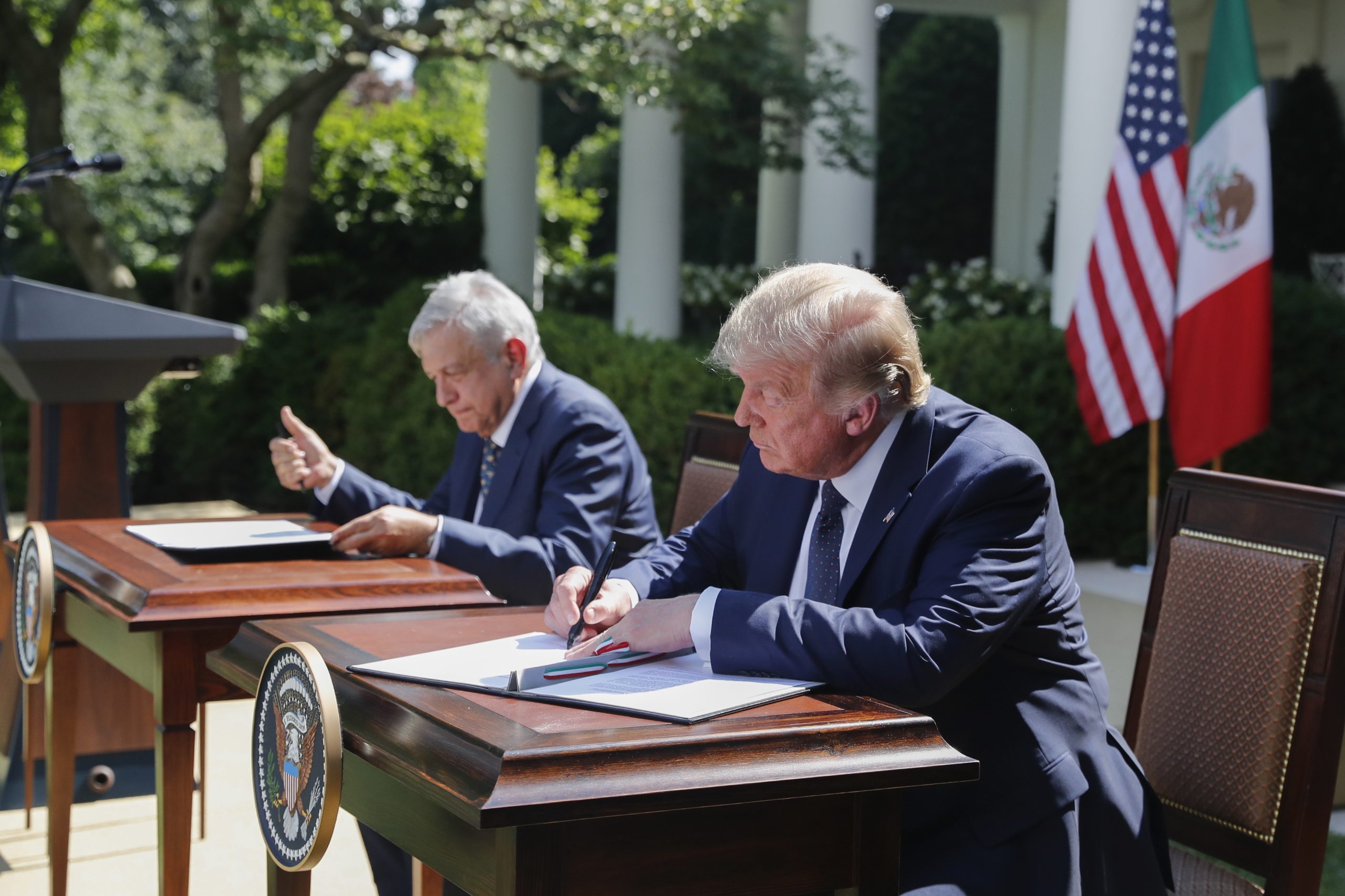 Encontro entre Trump e López Obrador não focou imigração ou fronteira entre países