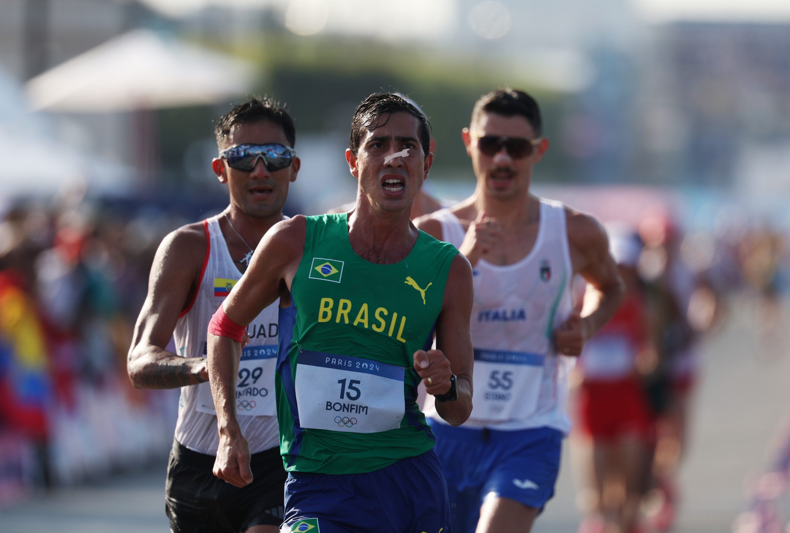 Brian Pintado conquistou ouro nos 20 quilómetros marcha de Paris2024