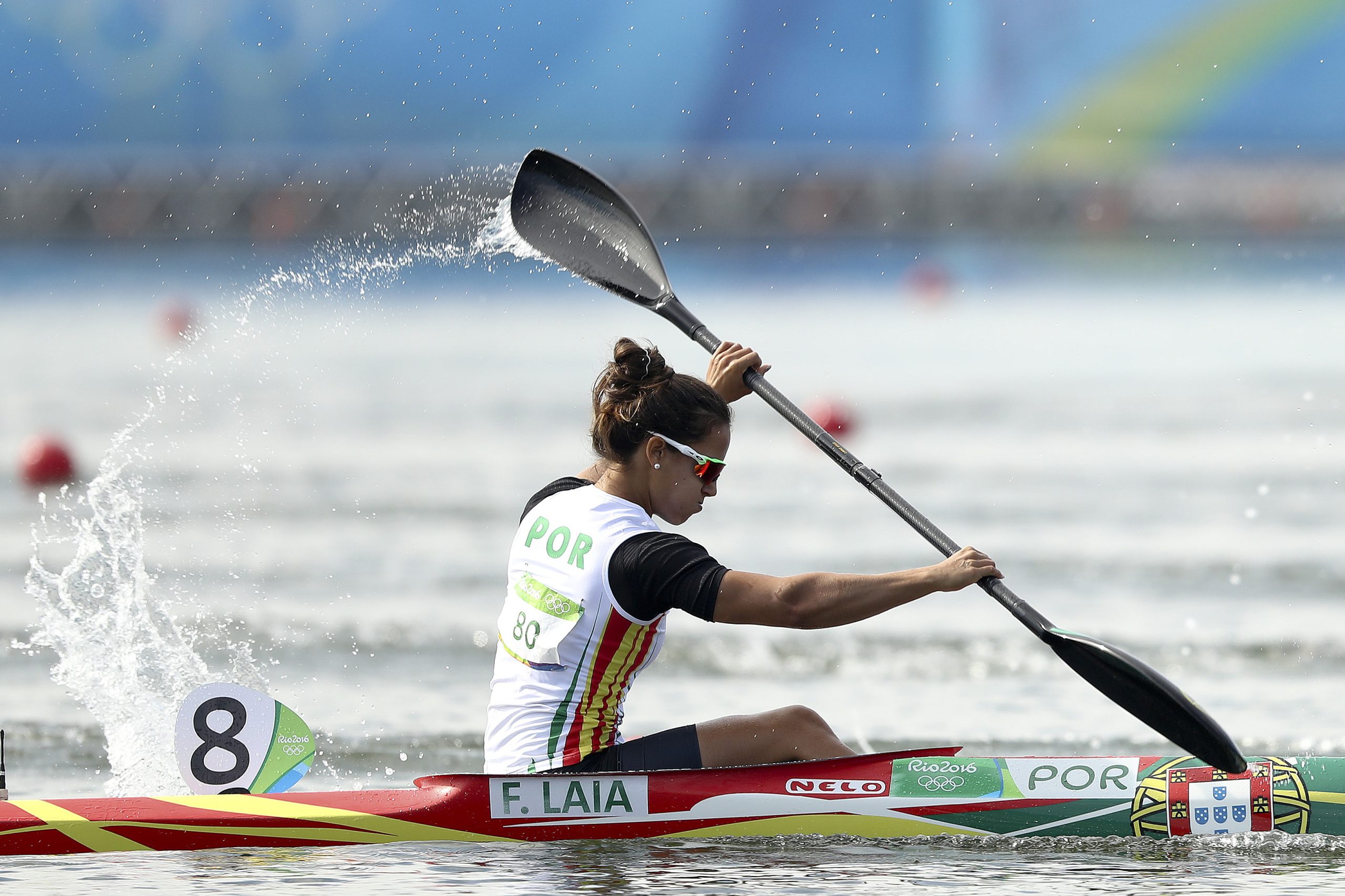 Canoístas Laia e Vasconcelos felizes pela prata em K2 200, mas queriam o ouro