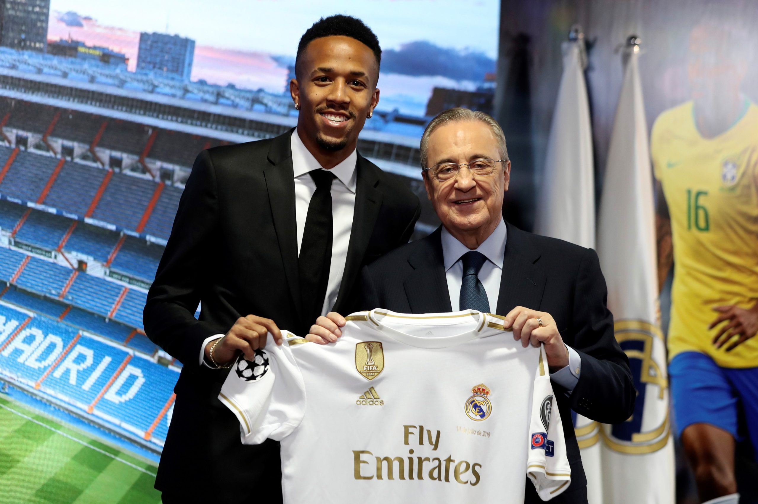 Militão é apresentado no Real Madrid, o “melhor clube do mundo”