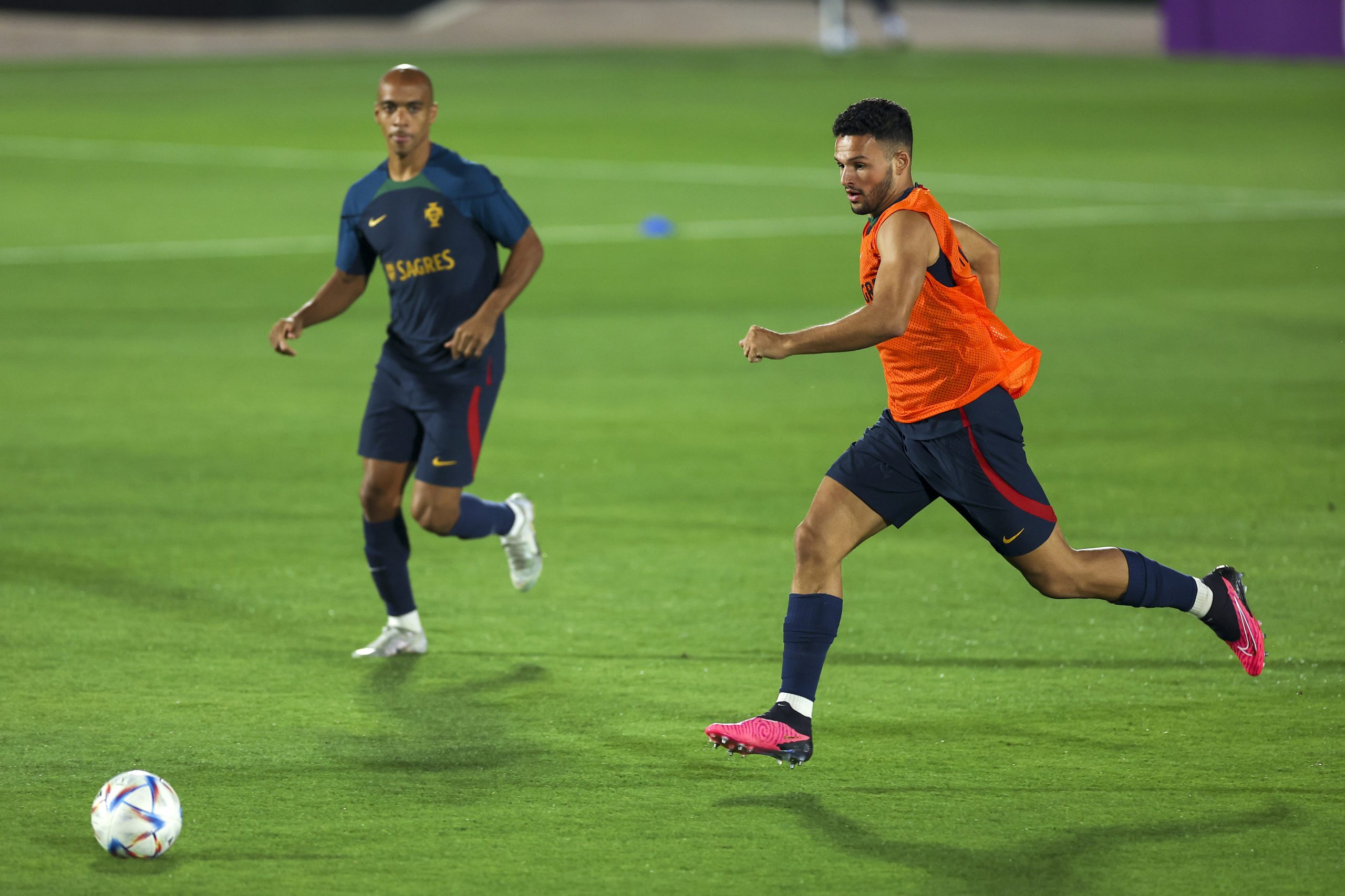 Portugal realiza último treino antes do duelo com Marrocos no Mundial2022