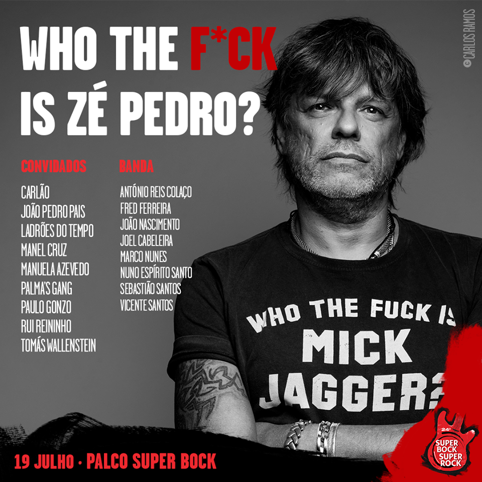 “Who the f*ck is Zé Pedro”. Super Bock Super Rock prepara concerto de homenagem a nome icónico do rock português