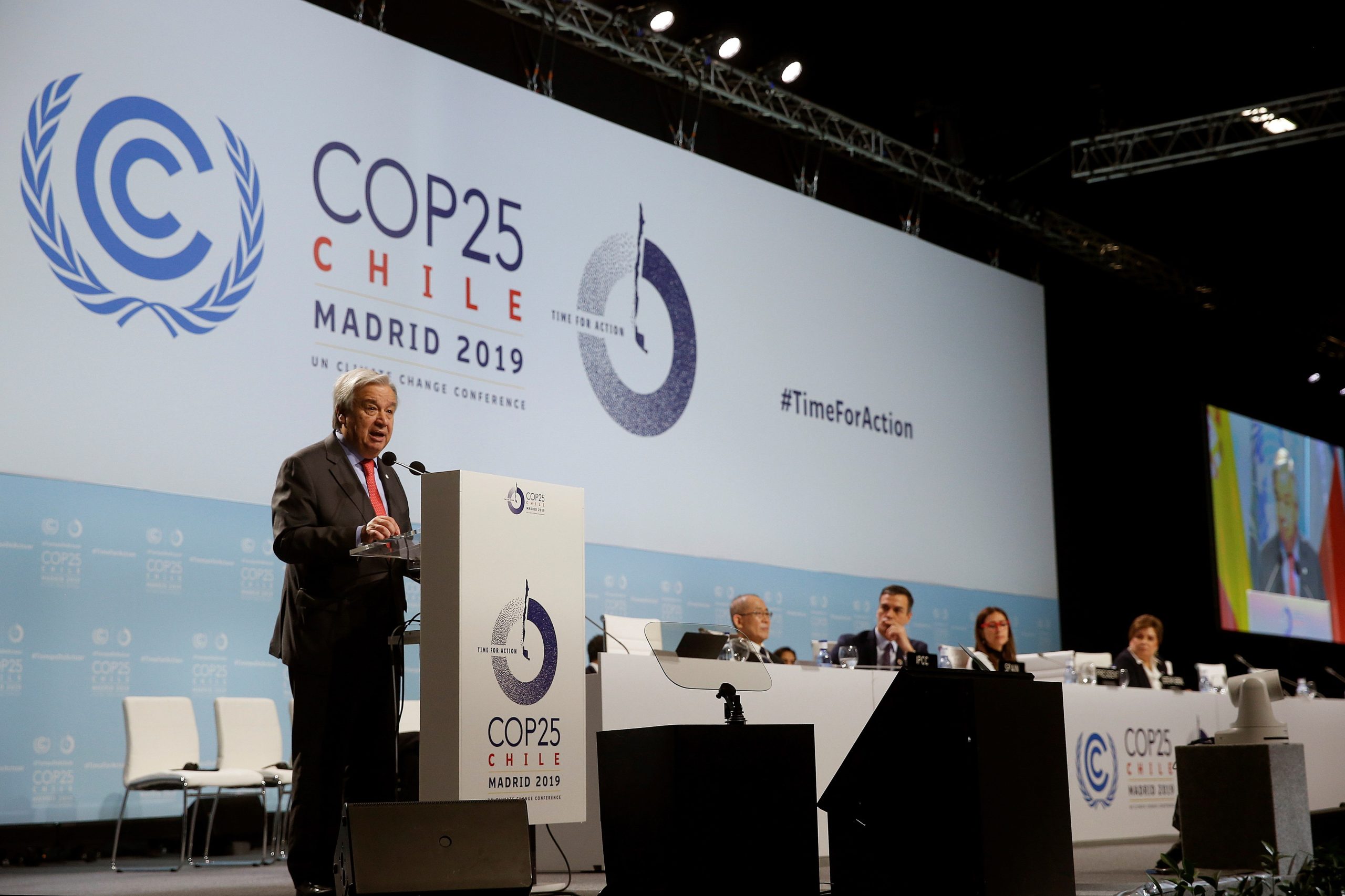 COP25: Guterres desafia principais países emissores a fazer “muito mais” no próximo ano