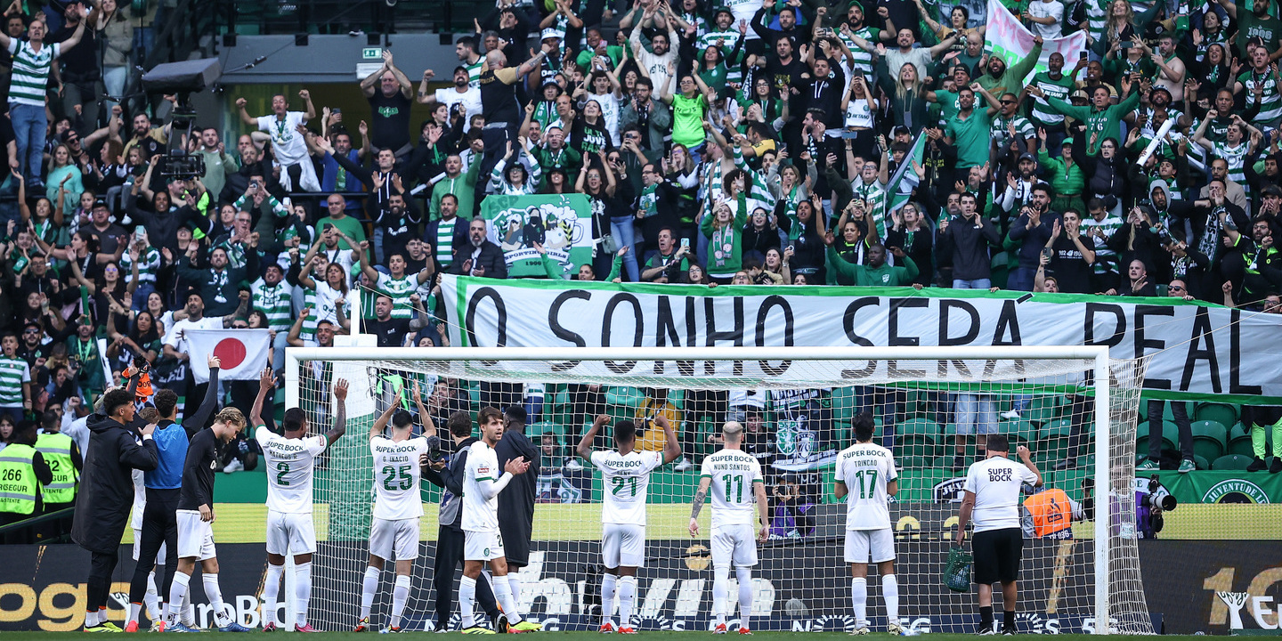 Sporting campeão: depois do apito final em Famalicão começaram os festejos do 20.º título dos ‘leões’