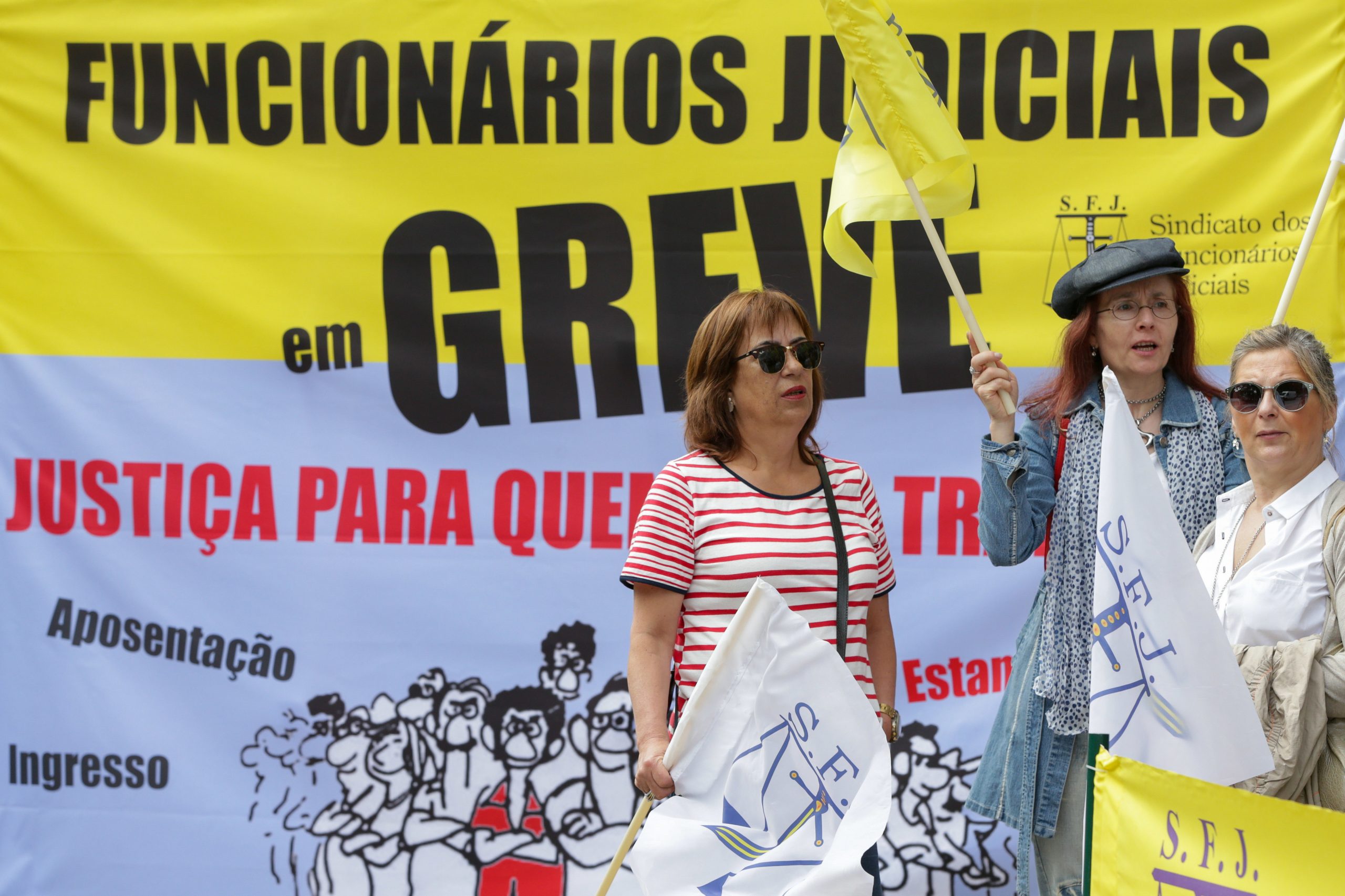 Greve dos funcionários judiciais teve “enorme adesão”, diz sindicato