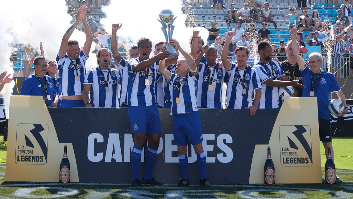 Portugal Legends. FC Porto vence Benfica e sagra-se campeão