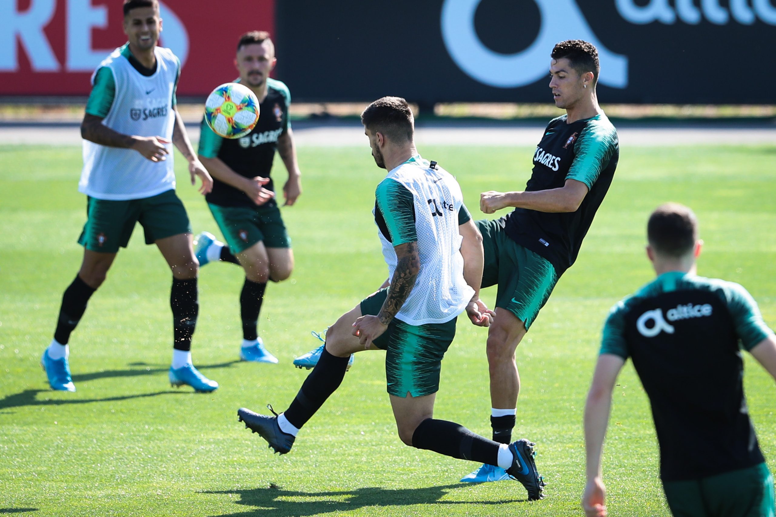 Euro2020. Portugal novamente com os 25 convocados no segundo treino