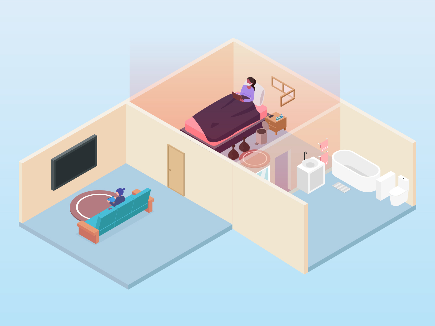 Covid-19: Como conviver com um infetado em quarentena