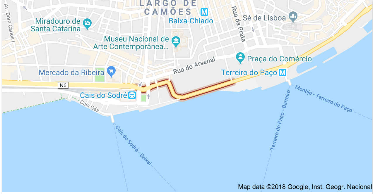 Ribeira das Naus em Lisboa fechada ao trânsito todos os domingos de agosto