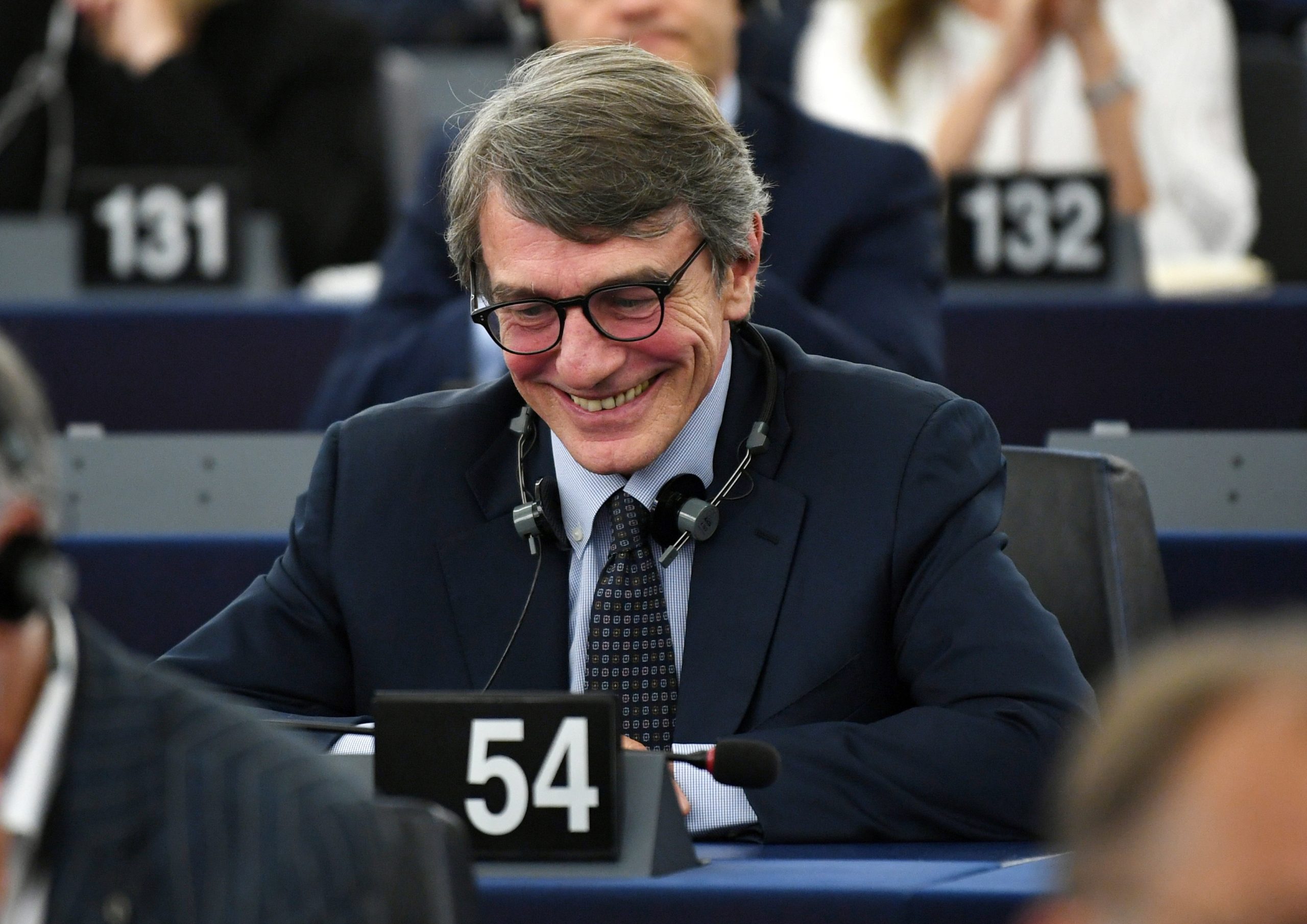 Sassoli eleito presidente do Parlamento Europeu 10 anos após trocar jornalismo pela política