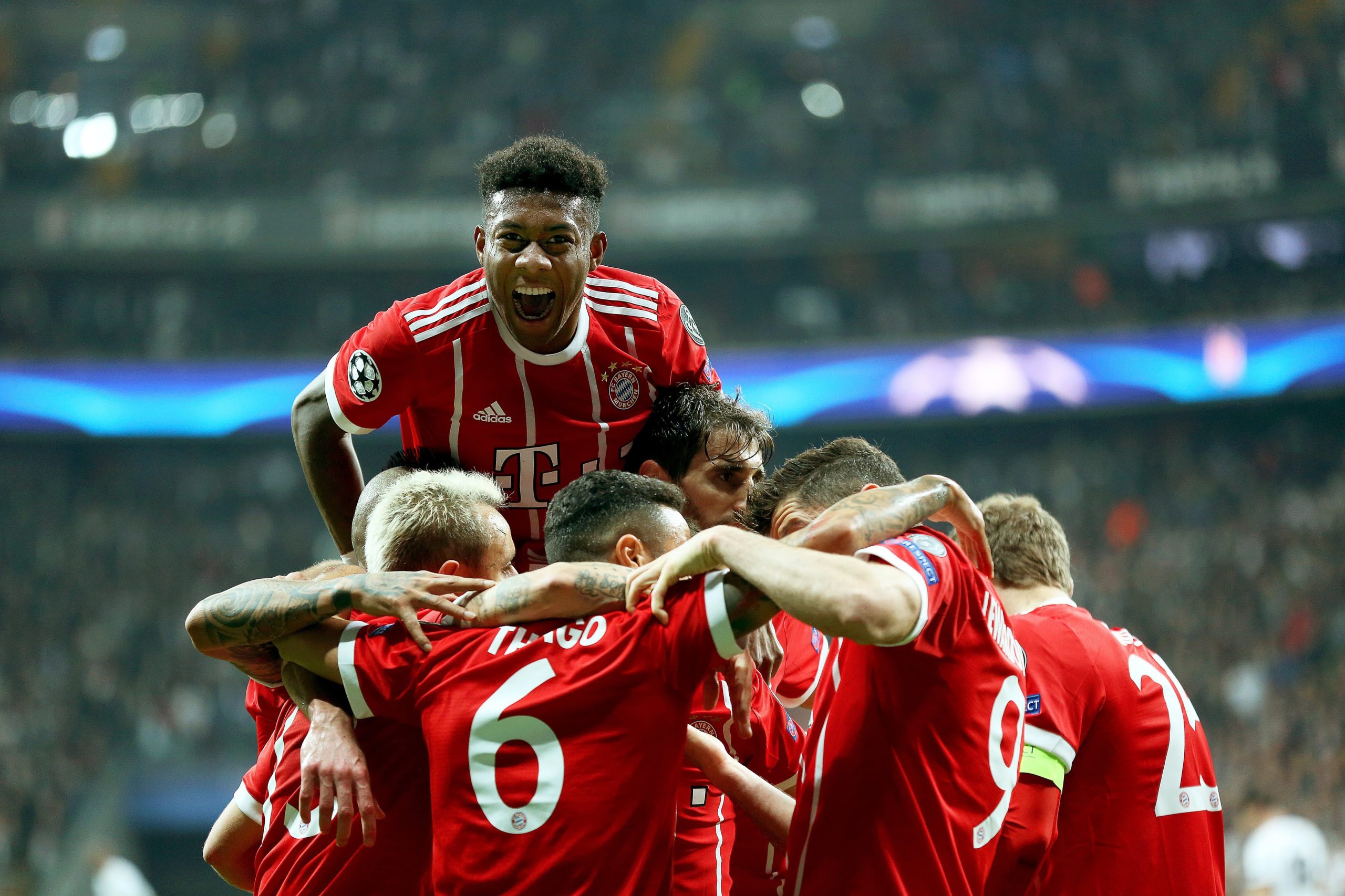 Liga dos Campeões: Bayern confirma apuramento com nova vitória sobre o Besiktas