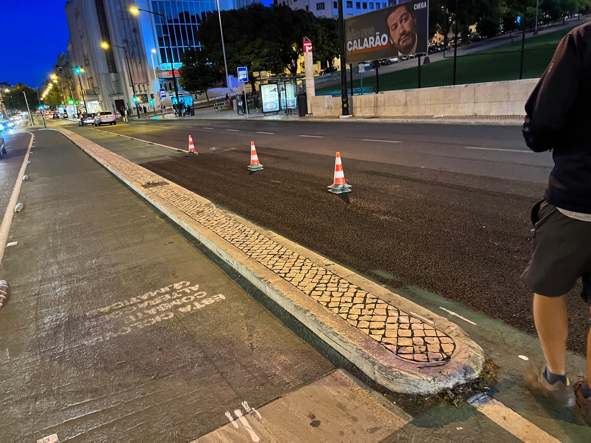 Obras na ciclovia da Almirante Reis em Lisboa incluem alterações nos sentidos de tráfego
