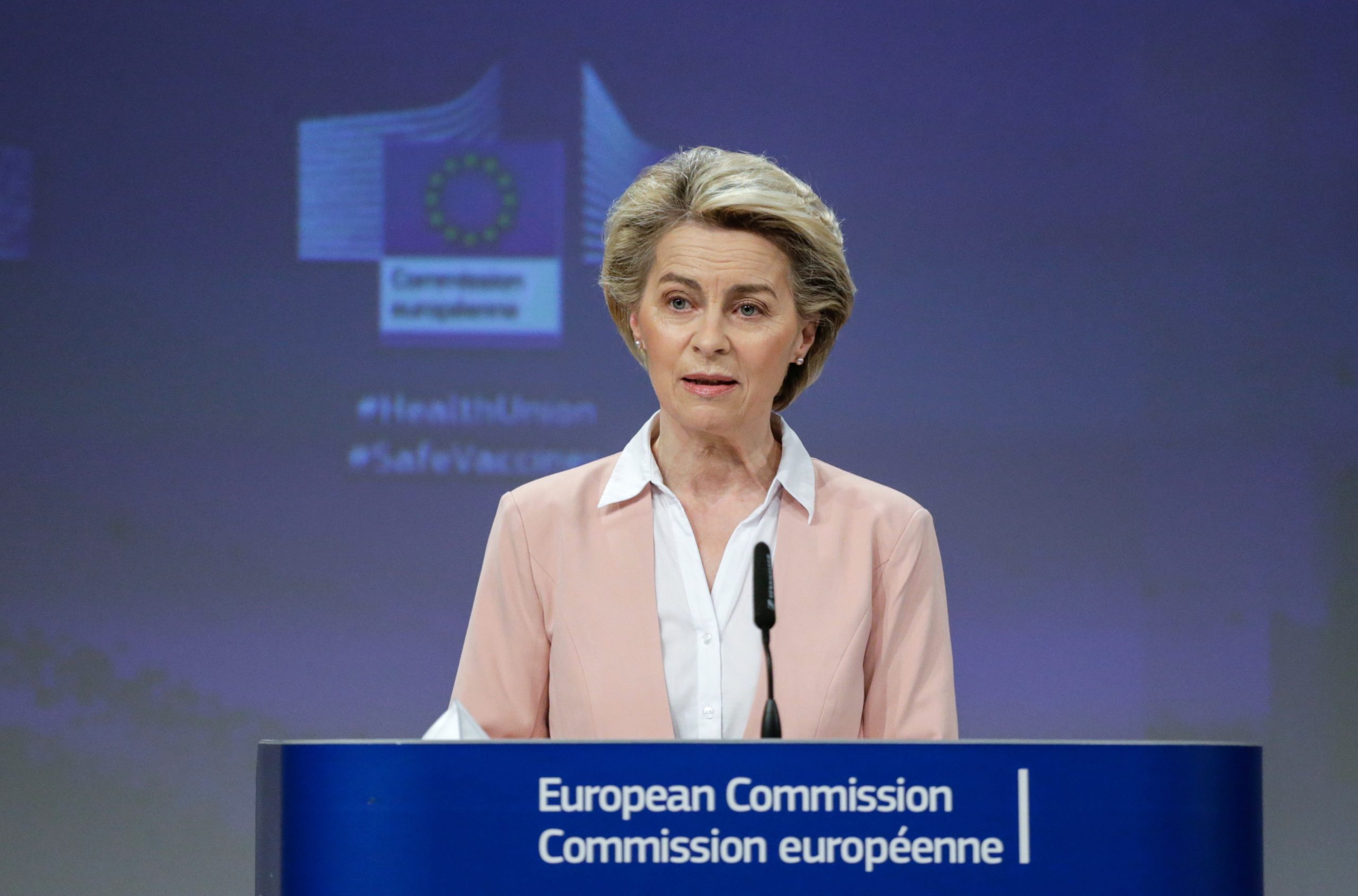 Von der Leyen admite “semanas difíceis” em Portugal devido à pandemia