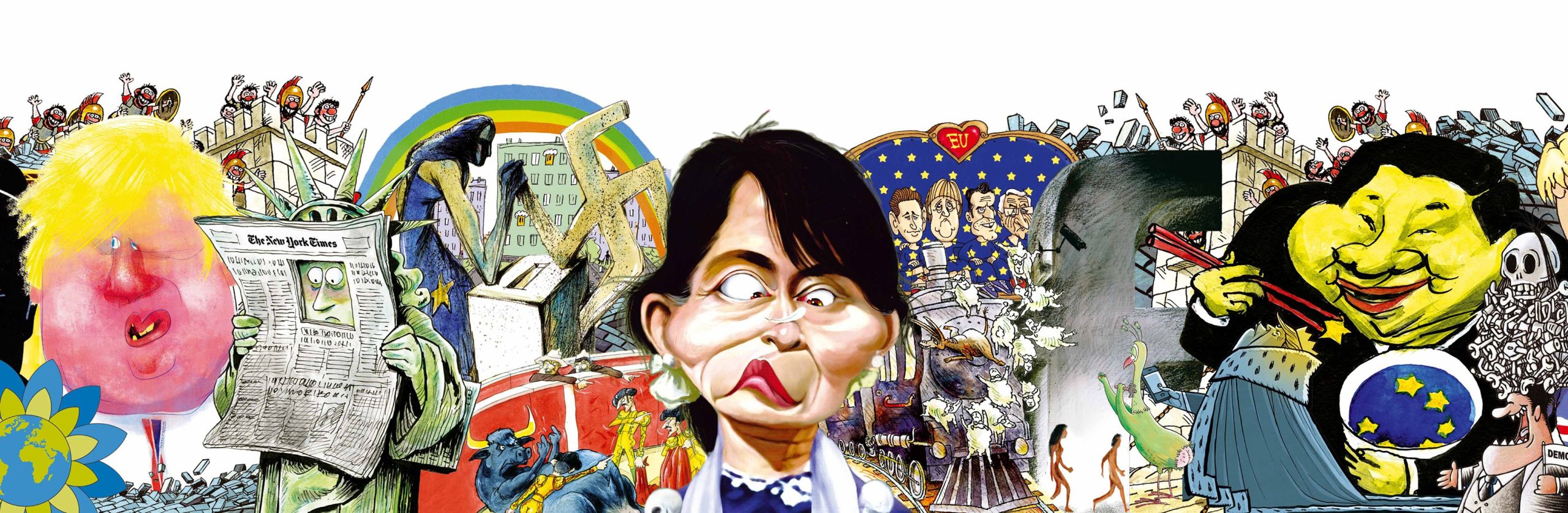 ‘Cartoonista’ italiana Mariagrazia Quaranta vence 16.º World Press Cartoon